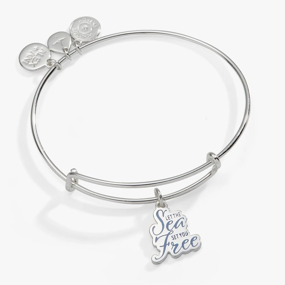 NEW! ALEX + ANI LET THE SEA SET YOU FREE BRACELET